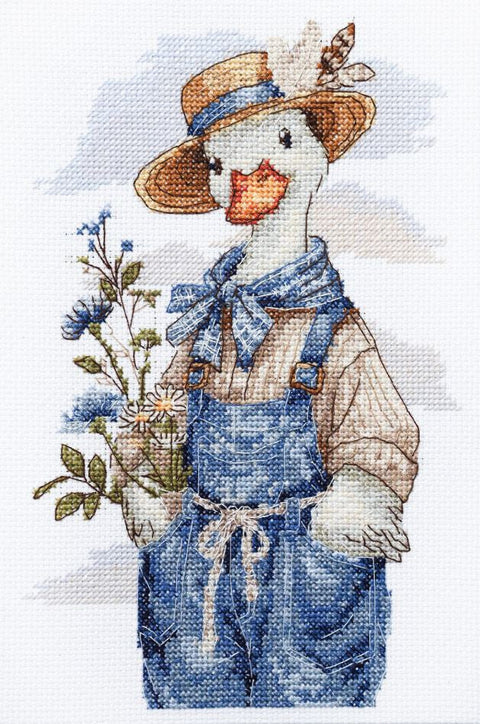 Siuvinėjimo kryželiu rinkinys „Kiemo sargas“ 15 x 23 cm