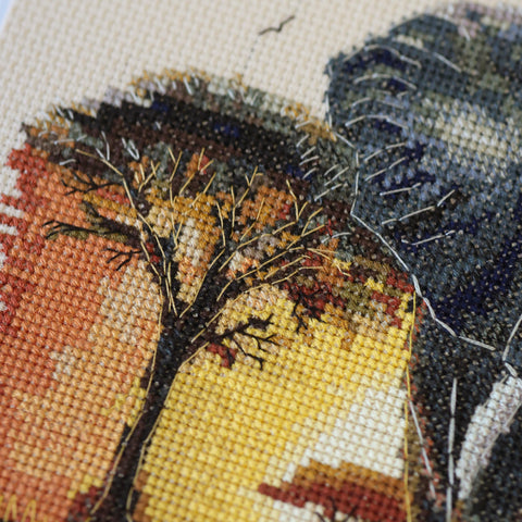 Siuvinėjimo kryželiu rinkinys „Savanos valdovas“ 24 x 17 cm