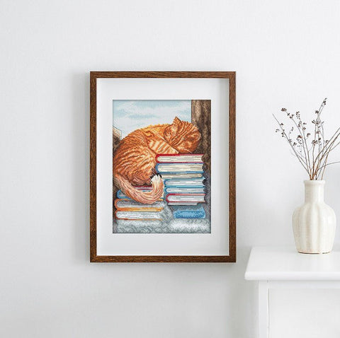 Siuvinėjimo rinkinys "Afternoon nap" 18x24cm SLETIL8095 - 🧶kaSiulai.lt