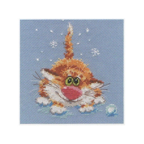 Siuvinėjimo rinkinys Alisa "Pirmasis sniegas" 0-85 (12x14 cm) - kaSiulai.lt