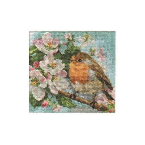 Siuvinėjimo rinkinys Alisa "Robinas" 1-20 (17x17 cm) - kaSiulai.lt