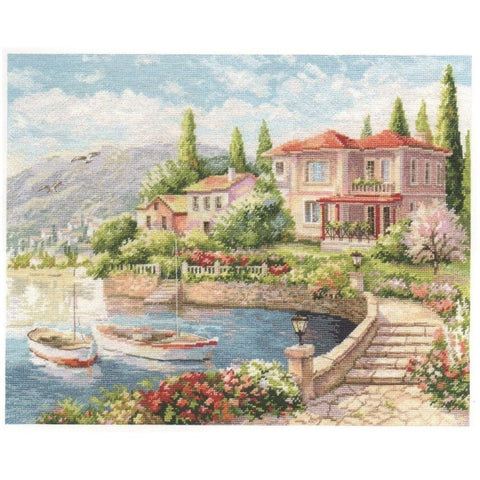 Siuvinėjimo rinkinys Alisa "Rytas pakrantėje" 3-16 (38x31 cm) - kaSiulai.lt