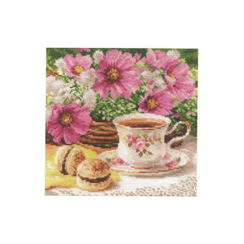Siuvinėjimo rinkinys Alisa "Rytinė arbata" 5-12 (18x18 cm) - kaSiulai.lt