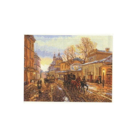 Siuvinėjimo rinkinys Alisa "Senamiesčio gatvė" 3-18 (45x34 cm) - kaSiulai.lt