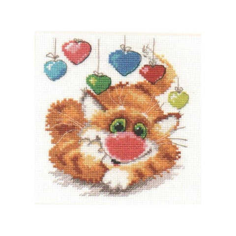 Siuvinėjimo rinkinys Alisa "Su gimimo diena!" 0-82 (12x13 cm) - kaSiulai.lt