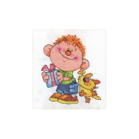 Siuvinėjimo rinkinys Alisa "Su Gimtadieniu!" 0-73 (12x14 cm) - kaSiulai.lt