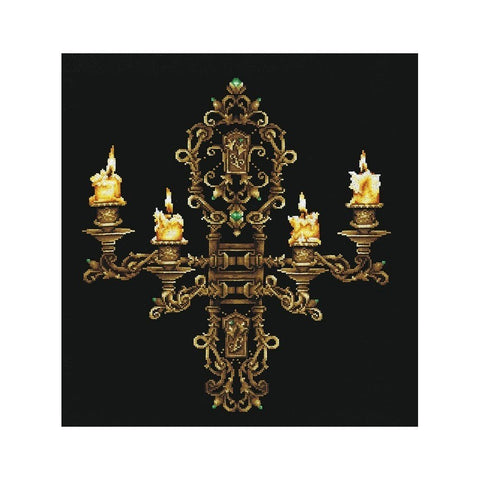 Siuvinėjimo rinkinys Andriana Evening by Candlelight SANV-28 43x48cm - kaSiulai.lt