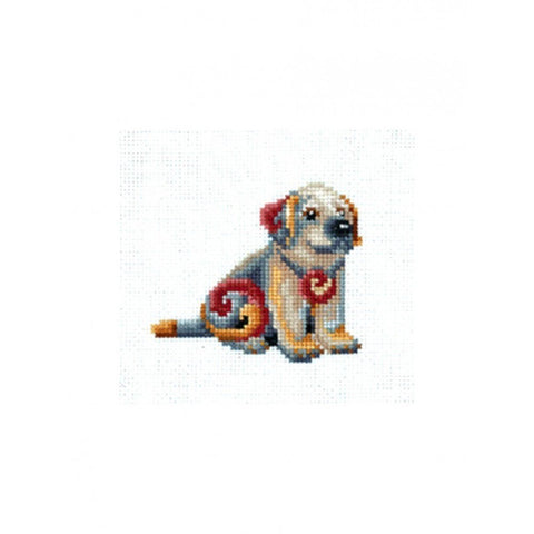 Siuvinėjimo rinkinys Andriana Figurines Dog SANS-42 12X12cm - kaSiulai.lt