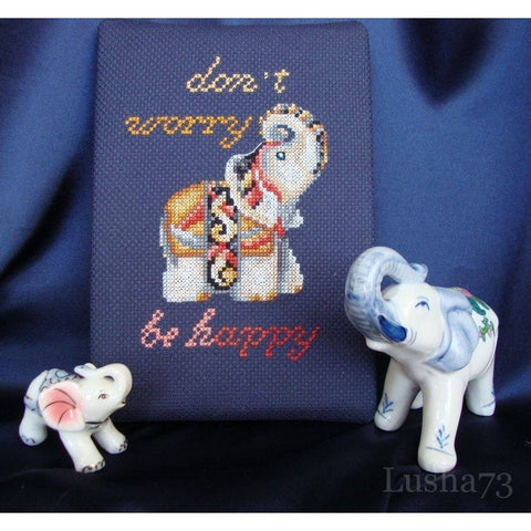 Siuvinėjimo rinkinys Andriana Figurines Elephant SANS-32 12X12cm - kaSiulai.lt