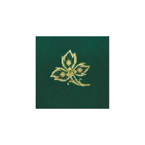 Siuvinėjimo rinkinys Andriana Jewelry Leaf SANZ-24 12x12cm - kaSiulai.lt