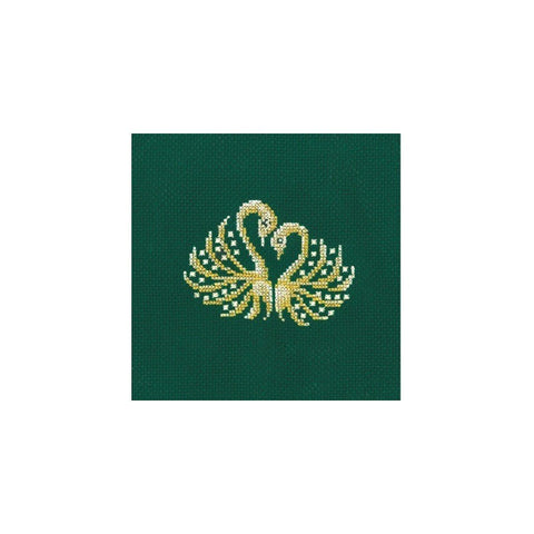 Siuvinėjimo rinkinys Andriana Jewelry Swans SANZ-26 12x12cm - kaSiulai.lt