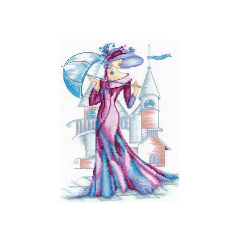Siuvinėjimo rinkinys Andriana Purple Silk SANR-13 22X29cm - kaSiulai.lt
