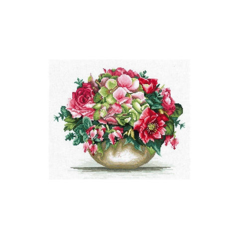 Siuvinėjimo rinkinys Andriana Tender Bouquet SANN-23 26X22cm - kaSiulai.lt