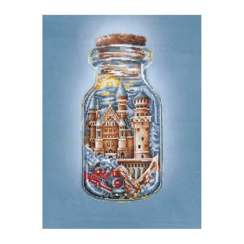 Siuvinėjimo rinkinys Andriana Train To A Fairytale SANP-48 13x28cm - kaSiulai.lt