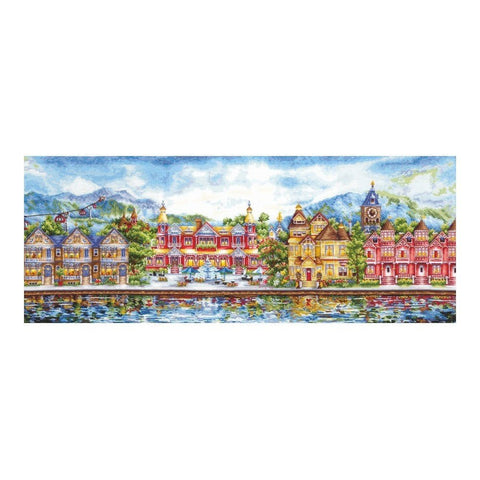 Siuvinėjimo rinkinys Andriana Victorian Promenade SANV-30 78x28cm - kaSiulai.lt