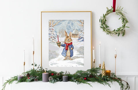 Siuvinėjimo rinkinys Christmas Caroling 21x27cm SLETIL9918 - 🧶kaSiulai.lt