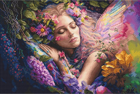 Siuvinėjimo rinkinys Counted "Bed of Flowers" 42x28cm SLETIL8081 - 🧶kaSiulai.lt