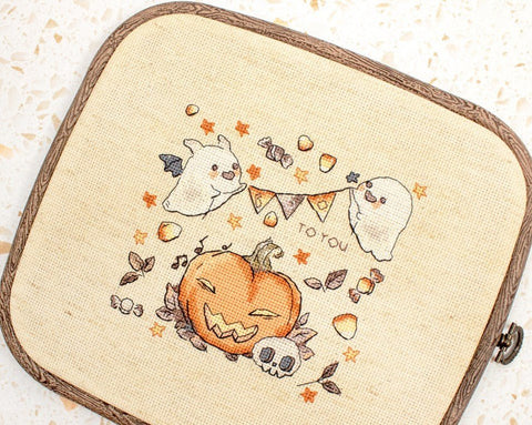 Siuvinėjimo rinkinys Counted "Boo To You" 15x14cm SLETIL8814 - 🧶kaSiulai.lt