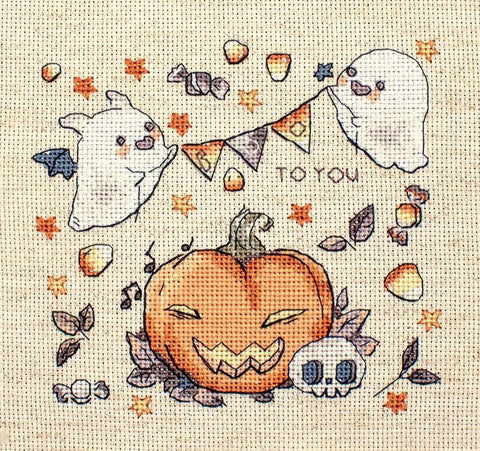 Siuvinėjimo rinkinys Counted "Boo To You" 15x14cm SLETIL8814 - 🧶kaSiulai.lt