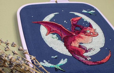 Siuvinėjimo rinkinys Counted "Dragon" 20x19cm SLETIL8800 - 🧶kaSiulai.lt