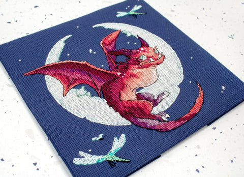 Siuvinėjimo rinkinys Counted "Dragon" 20x19cm SLETIL8800 - 🧶kaSiulai.lt