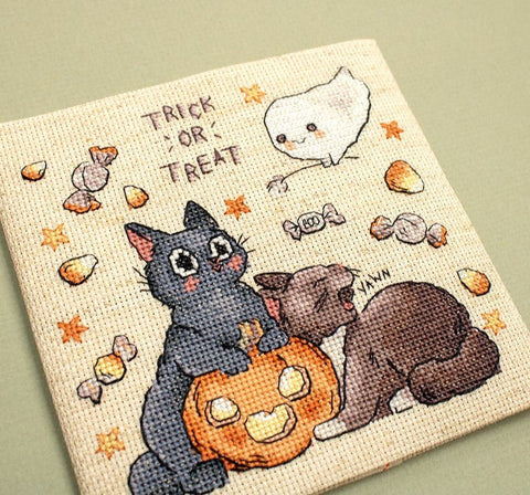 Siuvinėjimo rinkinys Counted "Trick Or Treat" №2 14x13cm SLETIL8815 - 🧶kaSiulai.lt