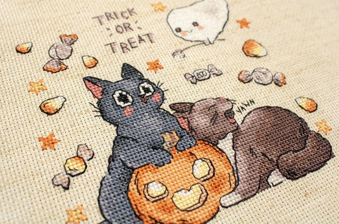 Siuvinėjimo rinkinys Counted "Trick Or Treat" №2 14x13cm SLETIL8815 - 🧶kaSiulai.lt