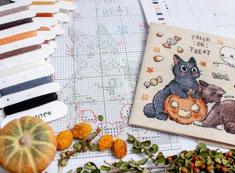 Siuvinėjimo rinkinys Counted "Trick Or Treat" №2 14x13cm SLETIL8815 - 🧶kaSiulai.lt