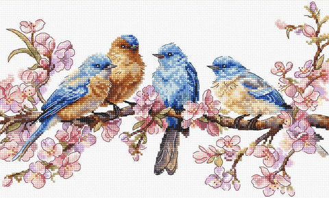 Siuvinėjimo rinkinys Cross - stitch kit "Spring Bloom" 16x27cm SLETIL8090 - 🧶kaSiulai.lt