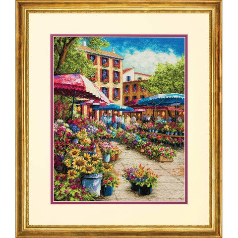 Siuvinėjimo rinkinys DIMENSIONS Provence Market 30x38cm - kaSiulai.lt