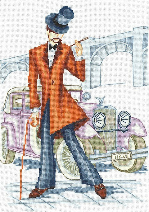 Siuvinėjimo rinkinys Fashionable Car SANR-15 - kaSiulai.lt