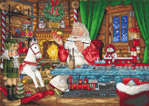 Siuvinėjimo rinkinys Getting ready for the Christmas 42x30 cm SLETIL8074 - 🧶kaSiulai.lt