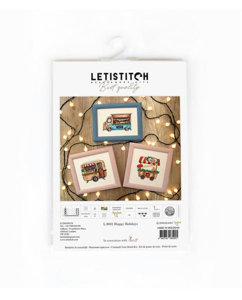 Siuvinėjimo rinkinys Happy Holidays SLETIL8001 - 🧶kaSiulai.lt