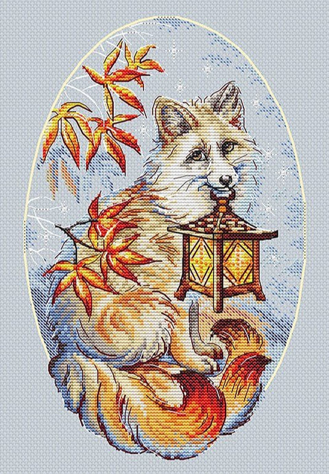 Siuvinėjimo rinkinys Kitsune 15x23 cm SLETIL8900 - 🧶kaSiulai.lt