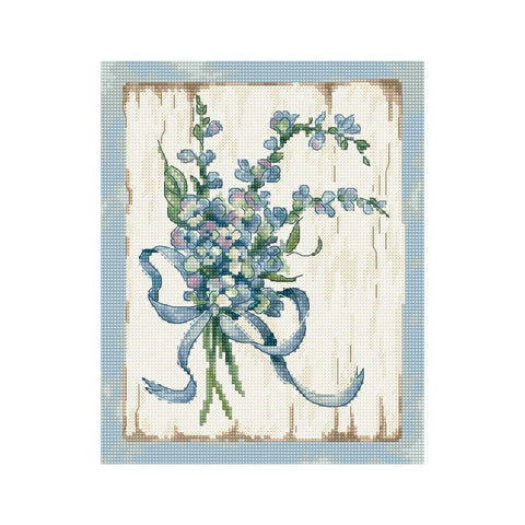 Siuvinėjimo rinkinys LetiStitch BLUE I SLETI974 20x16cm - kaSiulai.lt