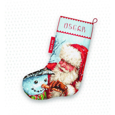 Siuvinėjimo rinkinys LetiStitch Christmas Stocking SLETI921 24.5x37cm - kaSiulai.lt