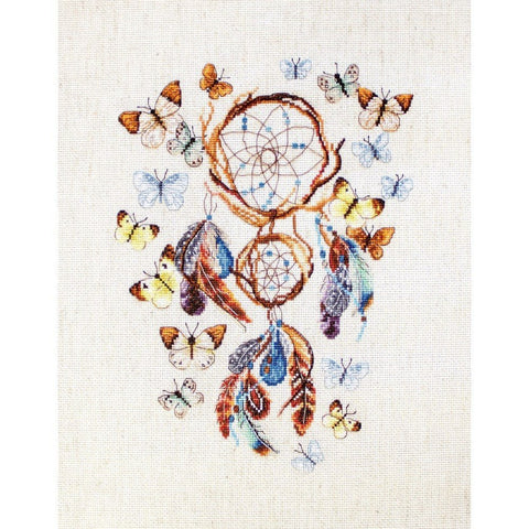 Siuvinėjimo rinkinys LetiStitch Keep Your Dreams Safe SLETI922 27x20cm - kaSiulai.lt