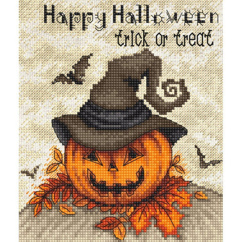 Siuvinėjimo rinkinys LetiStitch Trick or Treat SLETI956 15x13cm - kaSiulai.lt