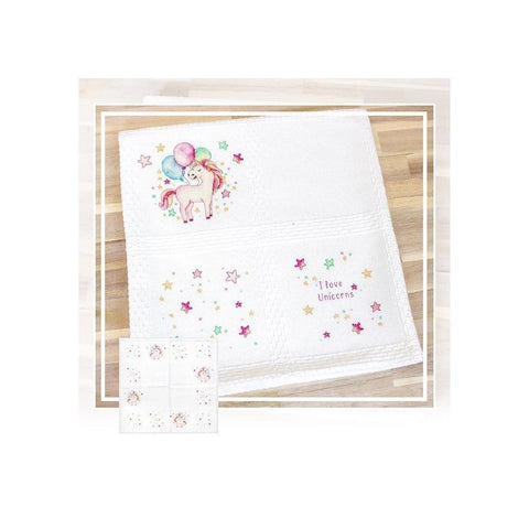 Siuvinėjimo rinkinys Luca-S Blanket Unicorn SBO103 84x85.5cm - kaSiulai.lt
