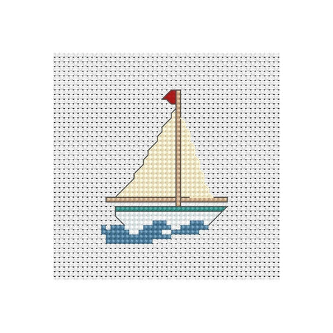 Siuvinėjimo rinkinys Luca-S Boat SB017 5.5x6.7cm - kaSiulai.lt