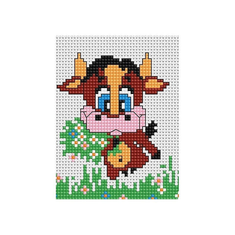 Siuvinėjimo rinkinys Luca-S Cow SB047 9.5x9cm - kaSiulai.lt