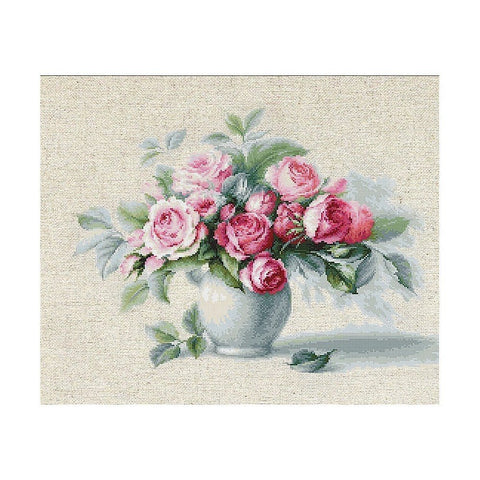 Siuvinėjimo rinkinys Luca-S Etude with Roses SBL2280 32x23.5cm - kaSiulai.lt