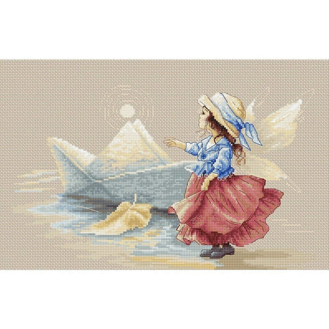 Siuvinėjimo rinkinys Luca-S Fairy SB1128 29.5x17.5cm - kaSiulai.lt