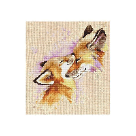 Siuvinėjimo rinkinys Luca-S Foxes SB2312 20x22.5cm - kaSiulai.lt
