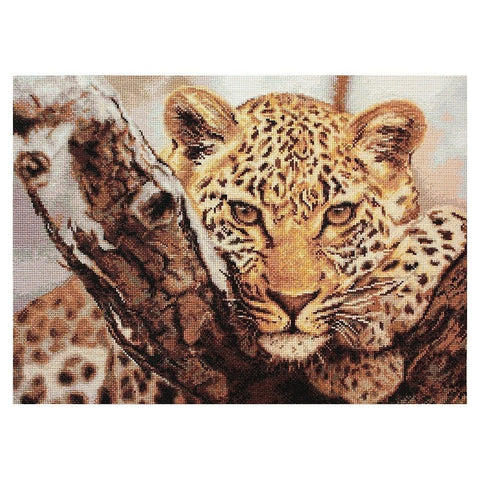 Siuvinėjimo rinkinys Luca-S Leopard SB525 40x28.5cm - kaSiulai.lt