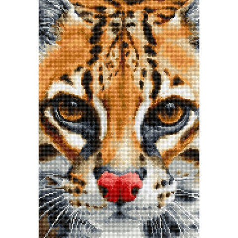 Siuvinėjimo rinkinys Luca-S Leopardus Pardalis SBU4008 20x29.5cm - kaSiulai.lt