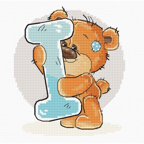 Siuvinėjimo rinkinys Luca-S Letter I SB1210 11x13cm - kaSiulai.lt