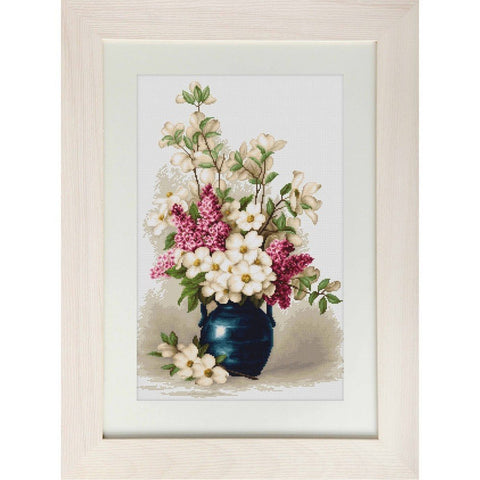 Siuvinėjimo rinkinys Luca-S Lilac and jasmine SG514 19x29cm - kaSiulai.lt