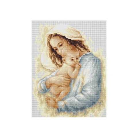 Siuvinėjimo rinkinys Luca-S Mother and Child SB537 21x26.5cm - kaSiulai.lt
