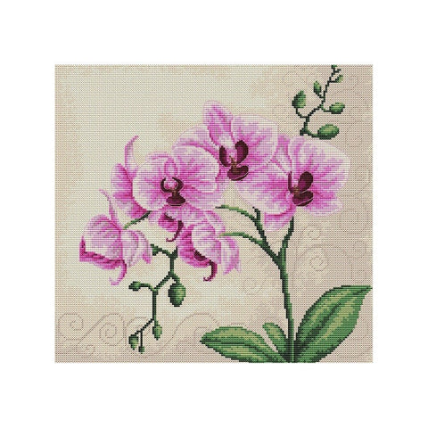Siuvinėjimo rinkinys Luca-S Orchid SB2227 23x22.5cm - kaSiulai.lt